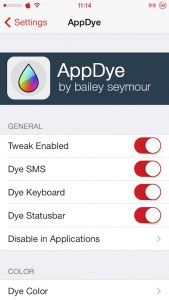 Change Blue Color Scheme of iOS With Color Of Your Own Choice Using AppDye [Cydia Tweak] 