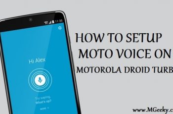 setup moto voice on motorola droid turbo