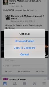 download videos from Facebook
