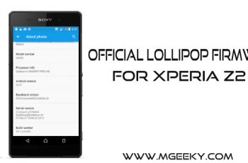 official lollipop for xperia z2